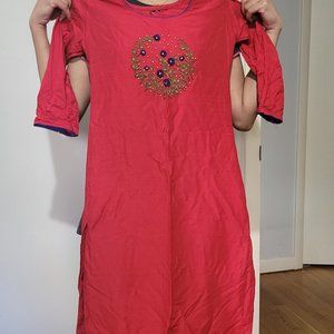 Red Kurta